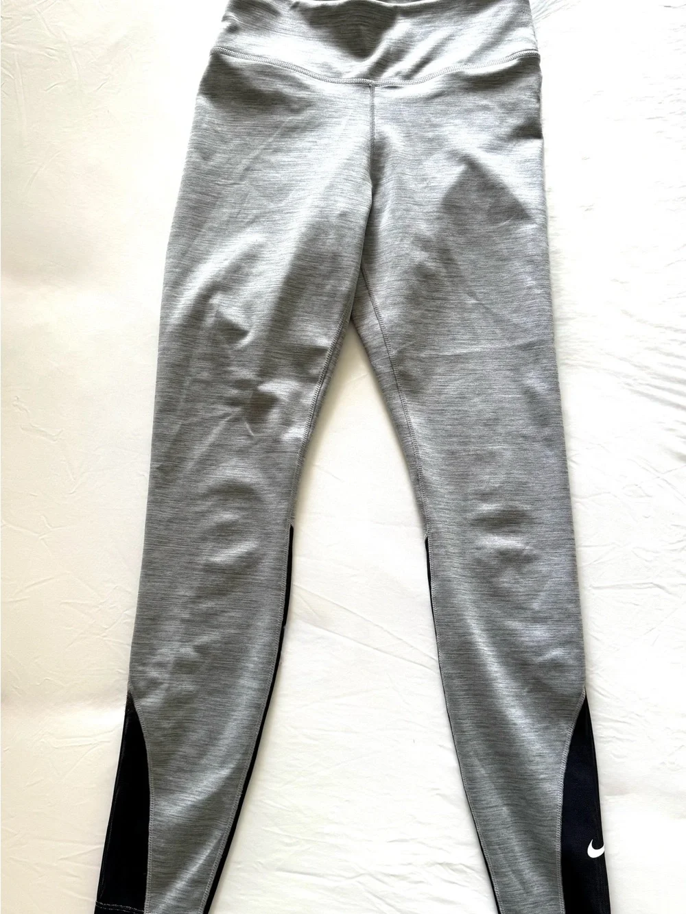 Nike Gray and Black Dri-FIT Leggings